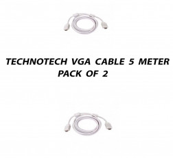 TECHNOTECH 5 METER VGA CABLE PACK OF 2