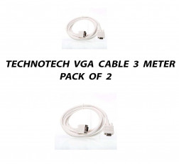 TECHNOTECH 3 METER VGA CABLE PACK OF 2