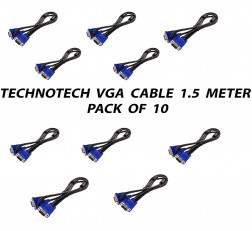 TECHNOTECH 1.5 METER VGA CABLE PACK OF 10