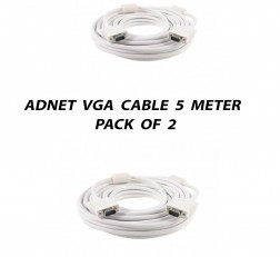 ADNET 5 METER VGA CABLE PACK OF 2