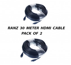 RANZ 30 METER HDMI CABLE PACK OF 2