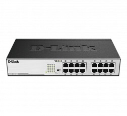 D-LINK DGS-1016D 16 PORT 10/100 MBPS GIGABIT UNMANAGED DESKTOP SWITCH