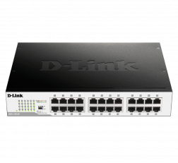 D-LINK DGS-1024D 24-PORT 10/100 GIGABIT UNMANAGED DESKTOP SWITCH