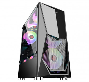 ARTIS AR-VIP G8306 COMPUTER GAMING CABINET SUPPORT ATX, MICRO ATX MOTHERBOARD, 2 X 120MM RGB FAN WITH STURDY BUILT QUALITY