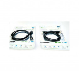 TECHNOTECH HDMI CABLE COMPATIBLE WITH LAPTOP, DTH, HD TV, LED TV, DESKTOP PC, GAMING CONSOLE 4K ULTRA HD 1.5 M HDMI CABLE BLACK, PACK OF: 2